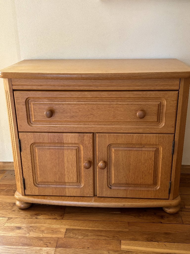 TV kastje, Ophalen, Gebruikt, Eikenhout, 50 tot 100 cm