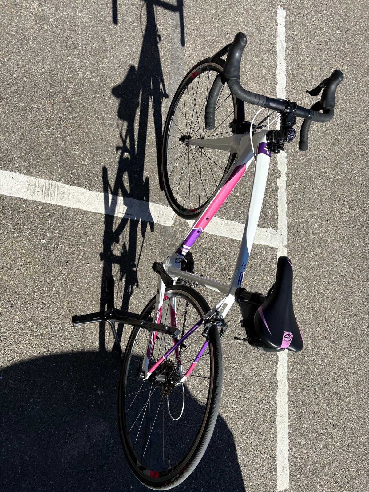 Ridley Liz Carbon 105 mix 2017 racefiets, 28 inch, Carbon, Velgrem, 49 tot 53 cm