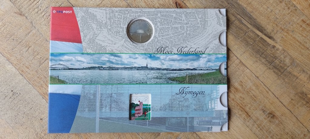 Mooi Nederland Nijmegen - munt en postzegels, Ophalen of Verzenden, Nederland