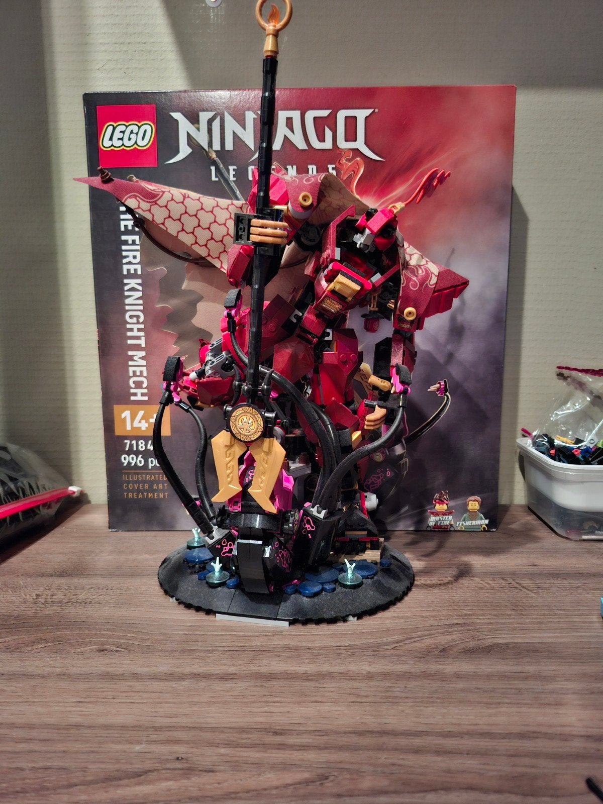 Lego Ninjago 71846 The Fire Knight Mech, Compleet, Lego, Ophalen of Verzenden, Zo goed als nieuw