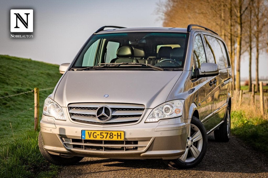 Mercedes Vito Bestel 122 CDI 343 DC Comfort Plus|Nap|Leer|V6, Automaat, Euro 5, Gebruikt, Met garantie (alle)