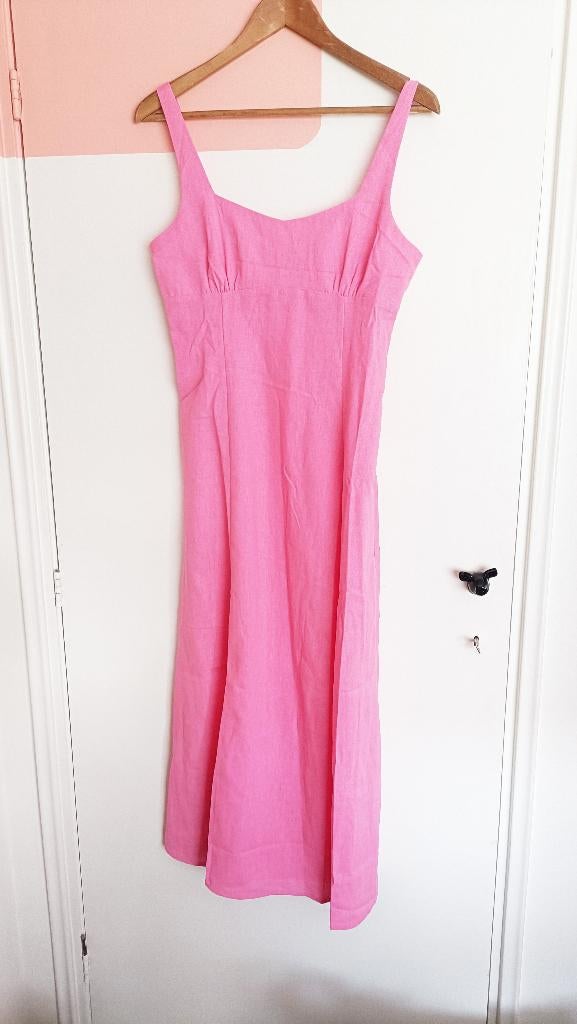 Roze zomer jurk Seishiki studio keima dress pink, Kleding | Dames, Verzenden, Zo goed als nieuw, Roze, Onder de knie