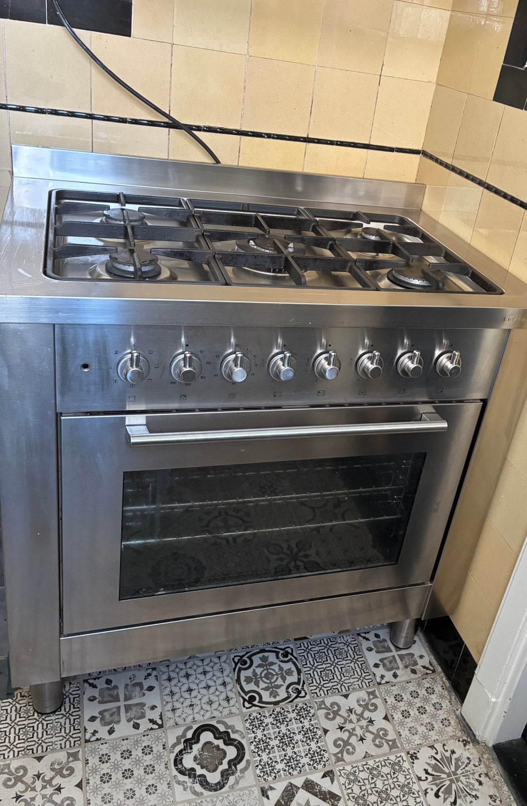 Fornuis met (grote) oven | 90cm, Ophalen, Gebruikt, 60 cm of meer, Gas