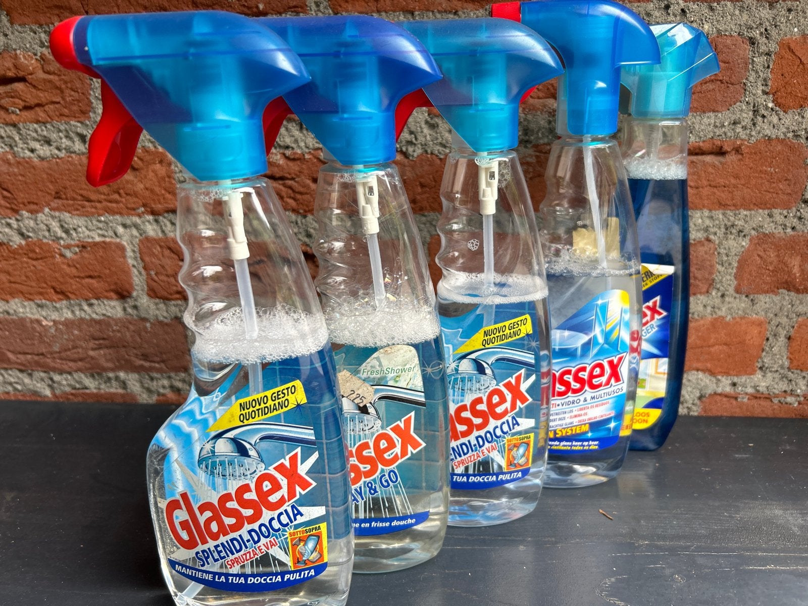 5x Glassex Splendi-Doccia Douche Reiniger 500ml, Ophalen of Verzenden, Schoonmaakmiddel