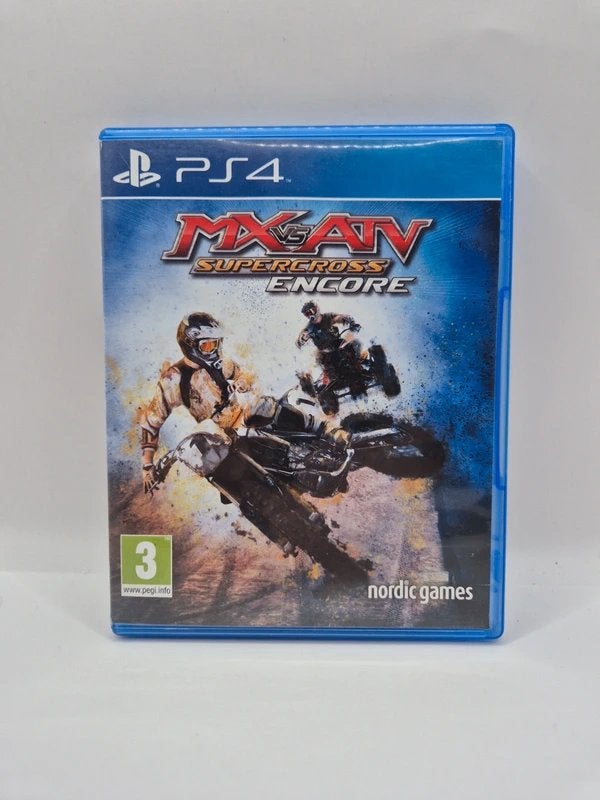 MX vs ATV Supercross Encore PS4, Sony City 1-7-1 Konan, Minato-ku Tokyo 108-0075 Japan, support@playstation.com,, Gebruikt, Sony City 1-7-1 Konan, Minato-ku Tokyo 108-0075 Japan, support@playstation.com,