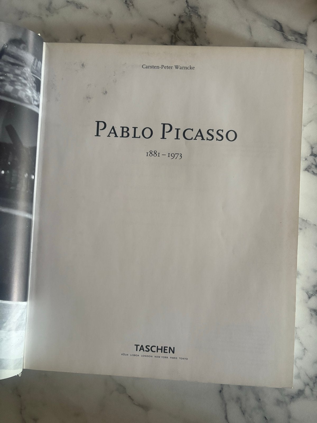 Pablo Picasso boek - Carsten-Peter Warncke - Taschen, Boeken, Ophalen of Verzenden, Zo goed als nieuw, Schilder- en Tekenkunst
