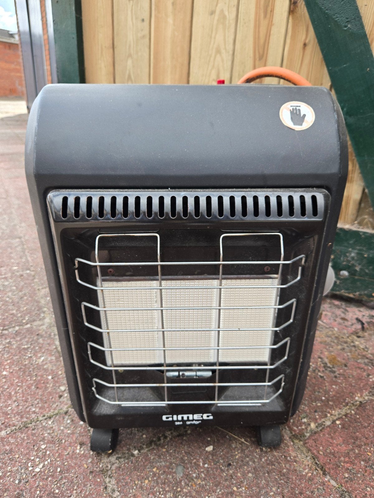 gimeg gaskachel, Ophalen, Gas, Zo goed als nieuw, Vrijstaand
