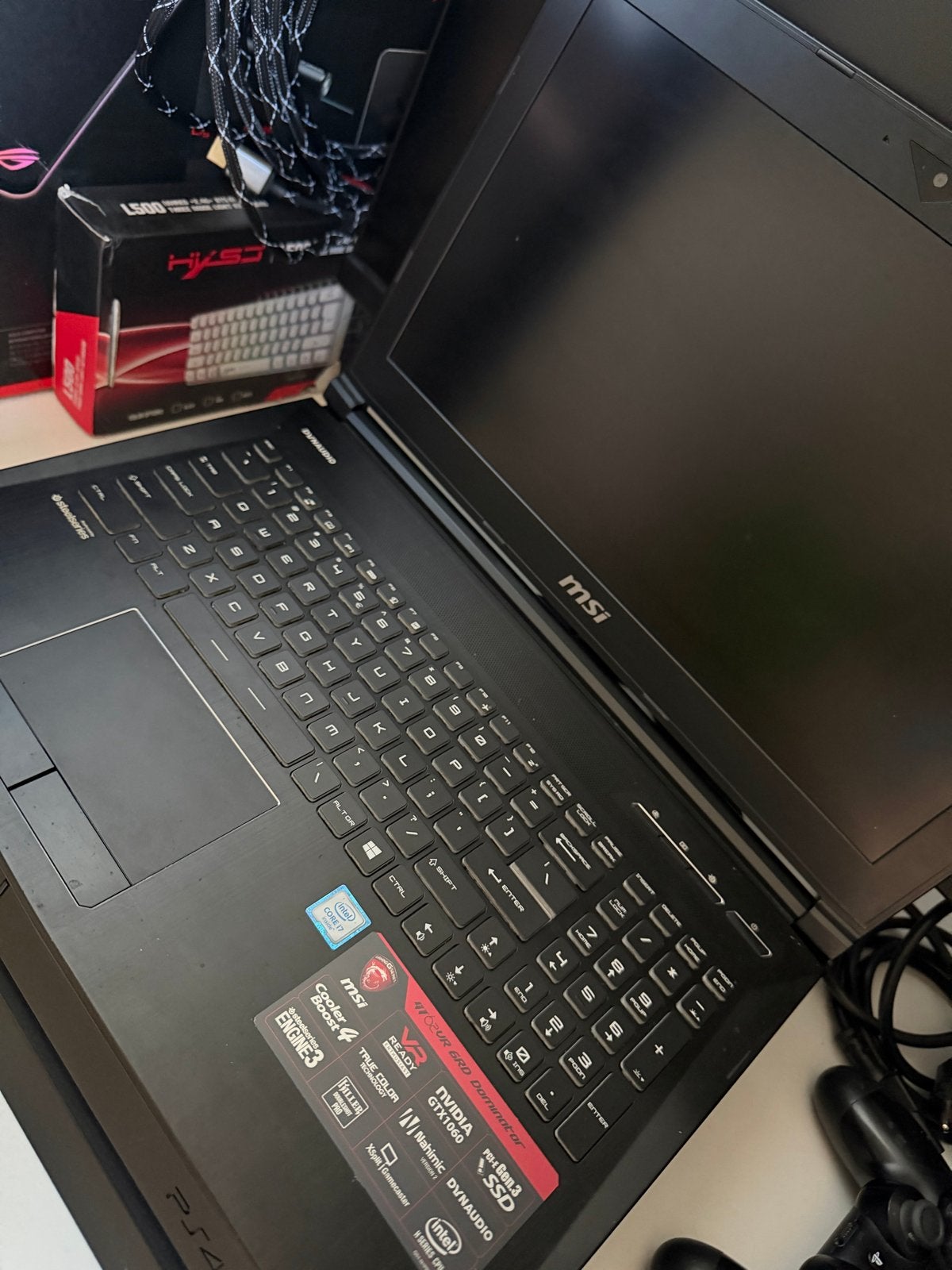 MSI Gaming Laptop - Intel i7, GTX 1060, 16GB RAM, Gebruikt, Met videokaart, 2 tot 3 Ghz, Ophalen of Verzenden