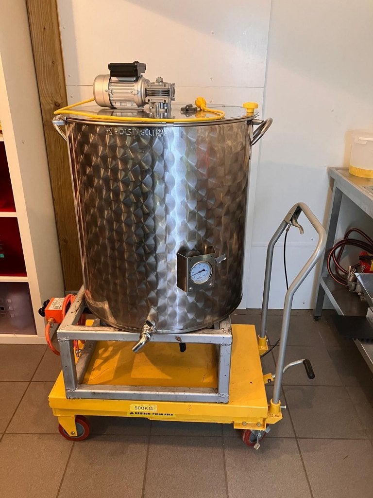 brouwinstallatie 200 liter, Ophalen, Gebruikt