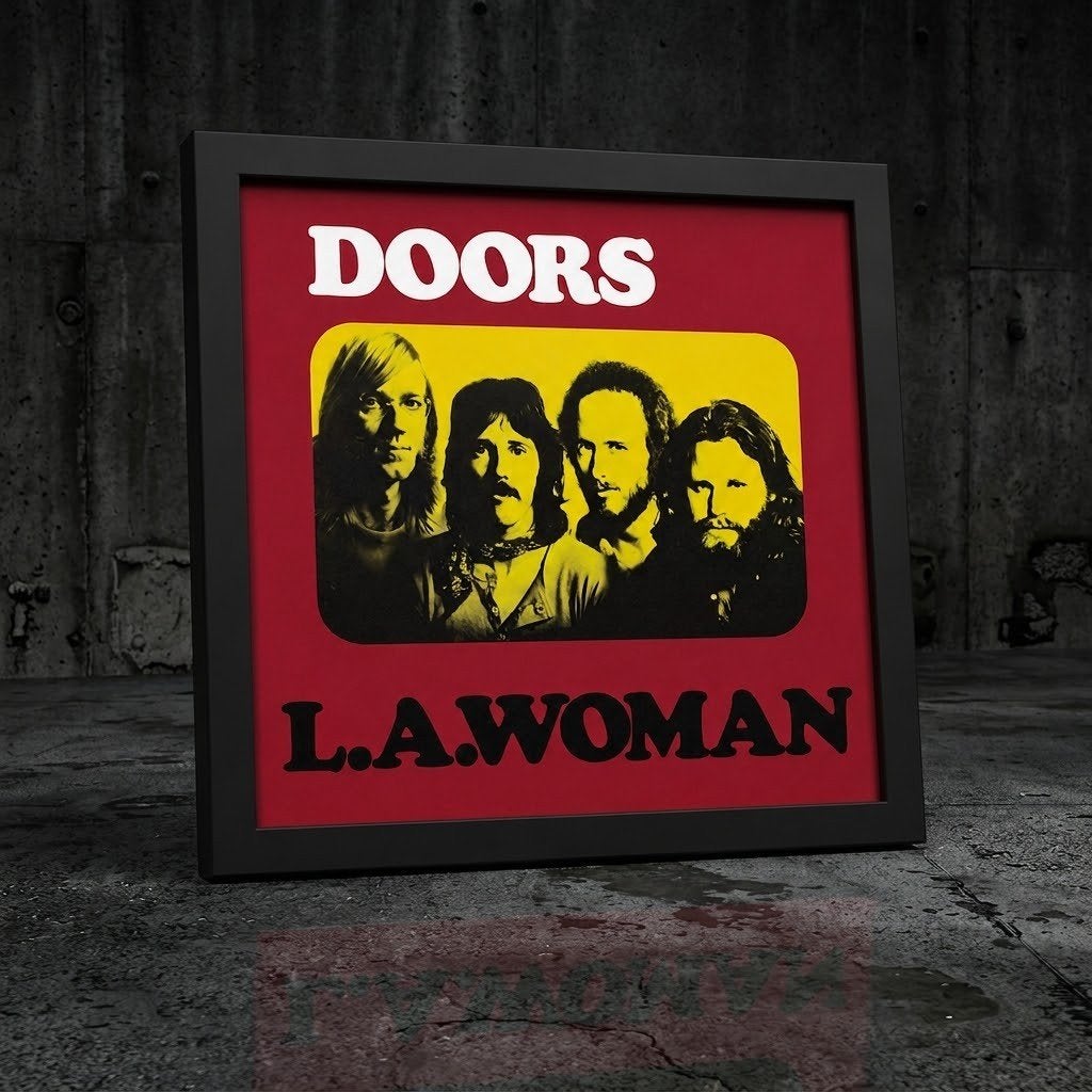 Partij Doors L.A. Woman – Premium Framed Art Print, NHP International, Nieuw, Ophalen of Verzenden, Info@nhp-international.com