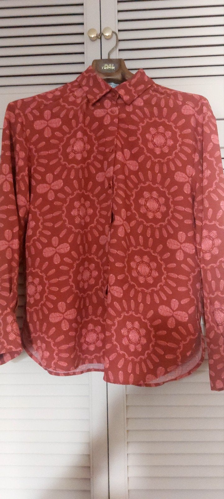Vera&Lucy Cyclaamrode Blouse - Valt als L, Ophalen of Verzenden