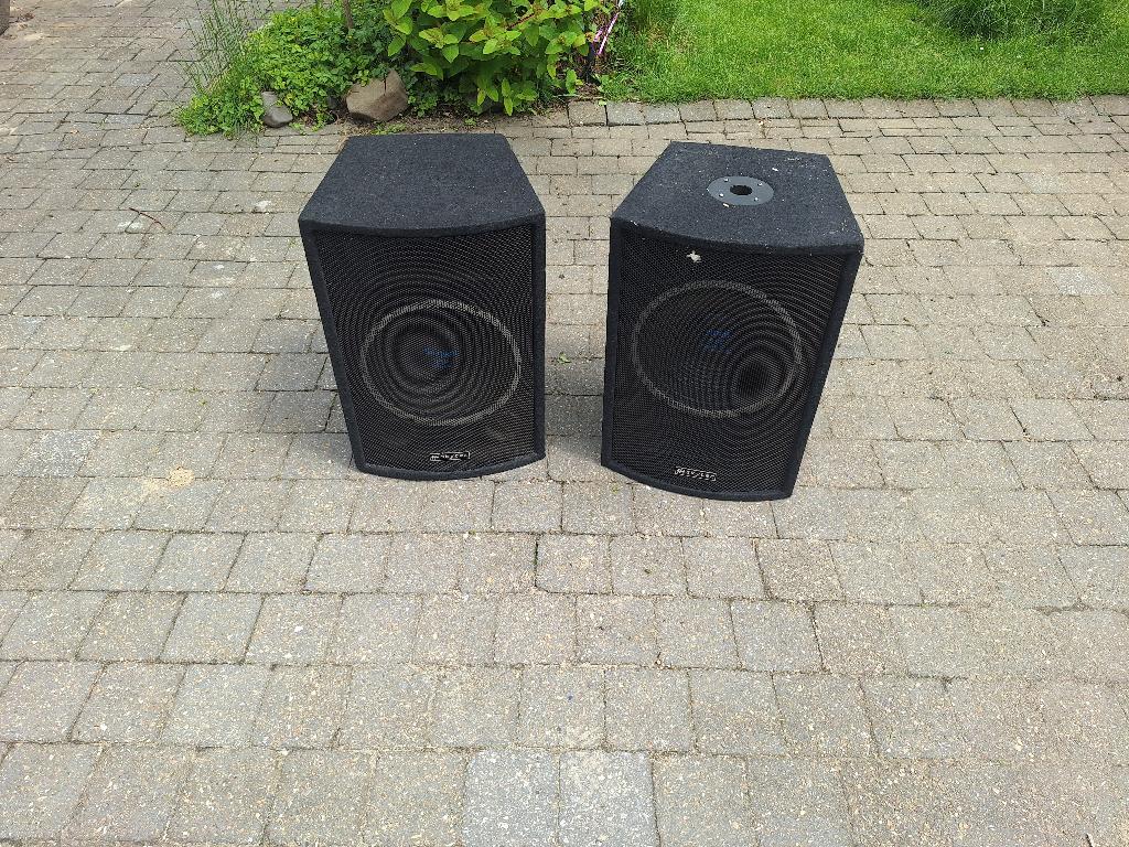Speakers Skytec 250W, Gebruikt, 120 watt of meer, Front, Rear of Stereo speakers, Ophalen