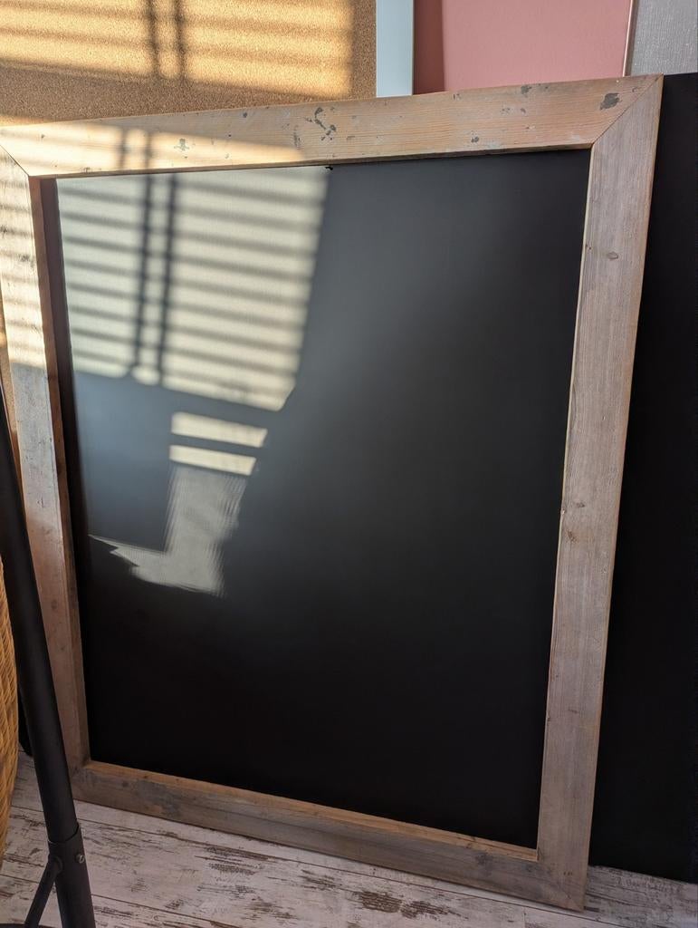 Nieuw steigerhout krijtbord XXL, Huis en Inrichting, Woonaccessoires | Wanddecoraties, Ophalen, Nieuw