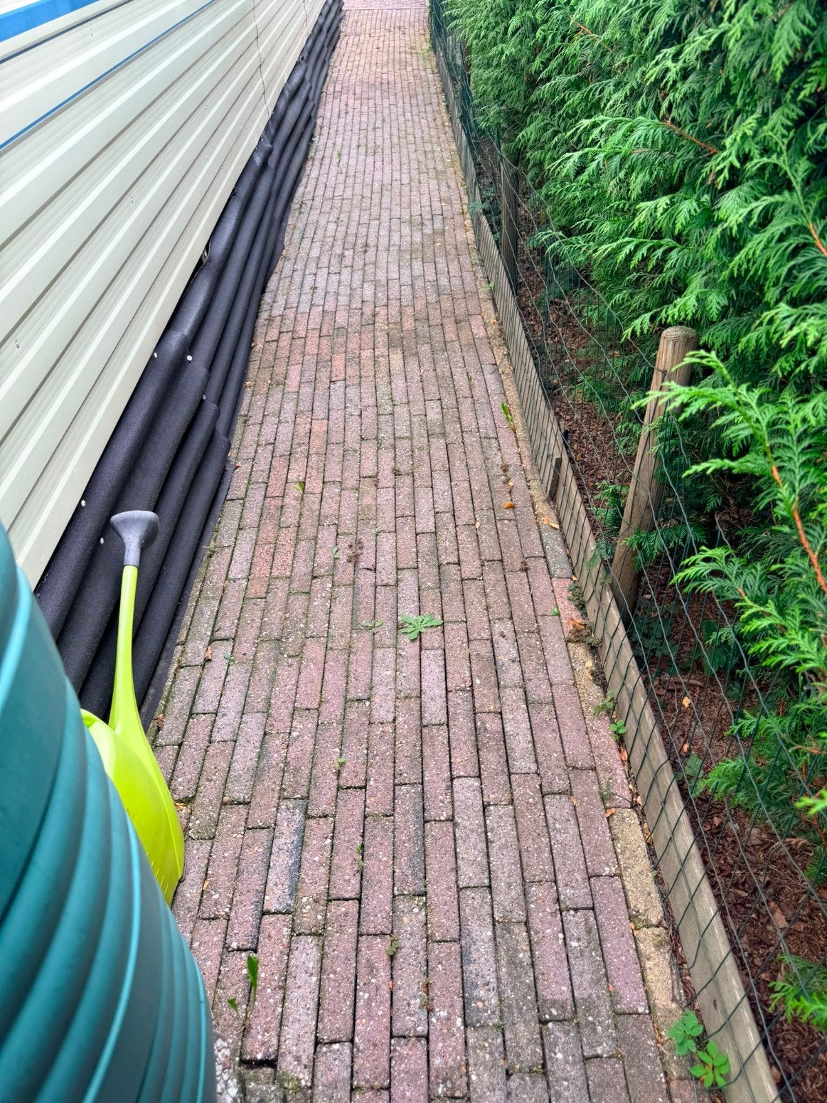 Gebruikte bestratingsstenen 20x5 cm - ca. 10,80 m², Ophalen, Gebruikt, Klinkers, 10 m² of meer