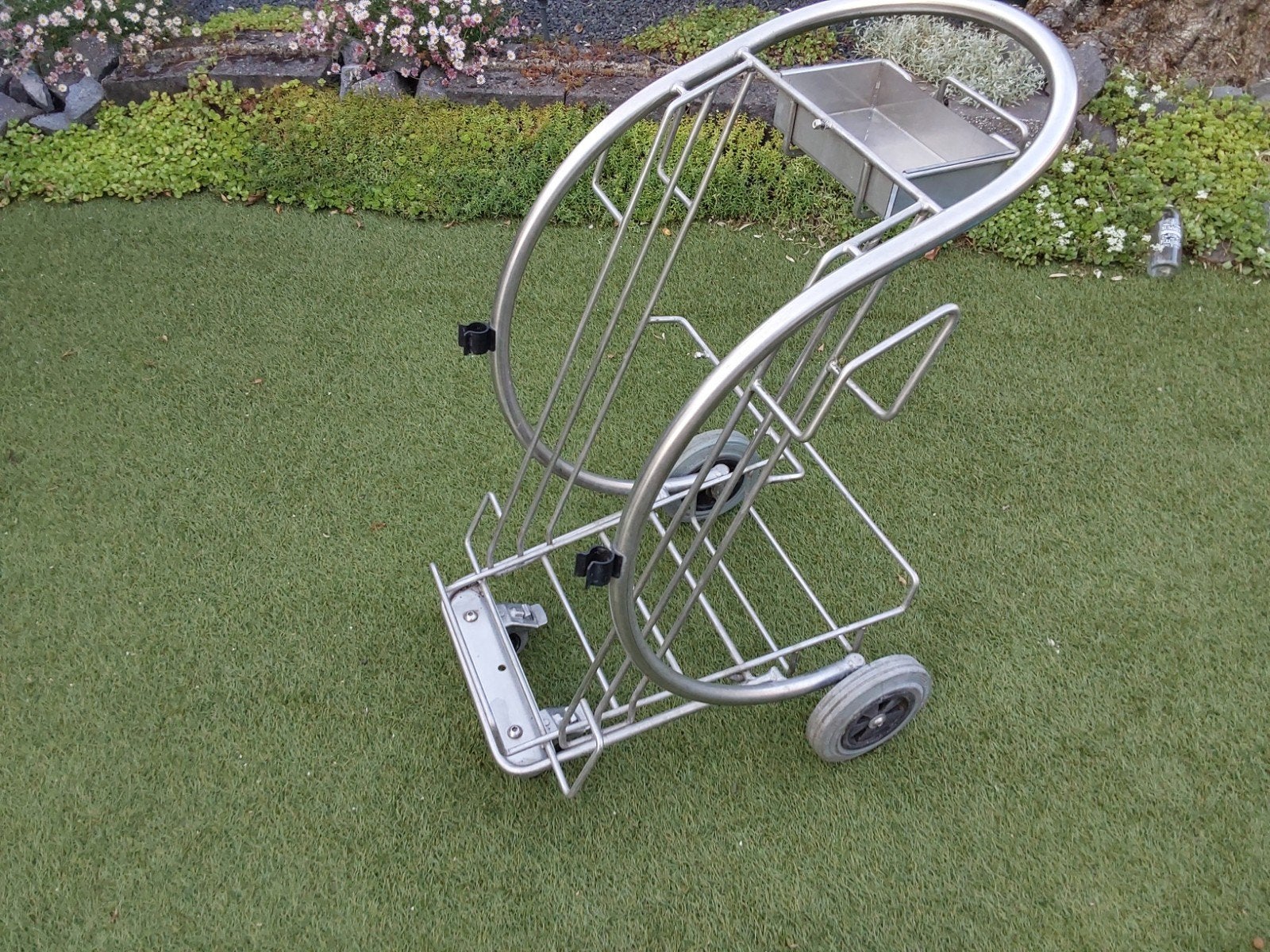 RVS kar, 100 liter of meer, Ophalen, Transportkar