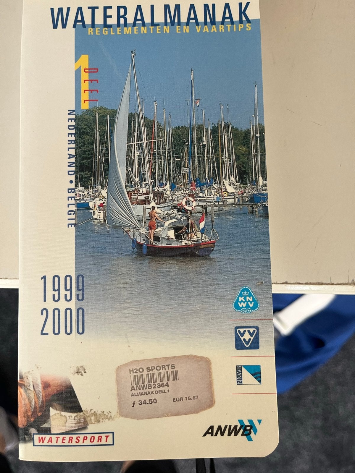 ANWB Wateralmanak 1999/2000 - Deel 1 & 2 Watersport, Gelezen, Ophalen of Verzenden, Reisgids of -boek, ANWB