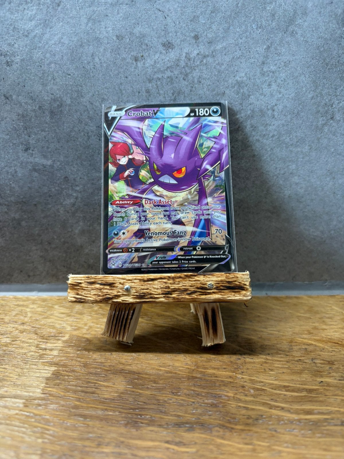 Pokemon crobat v, Verzenden, Nieuw, Losse kaart, Foil