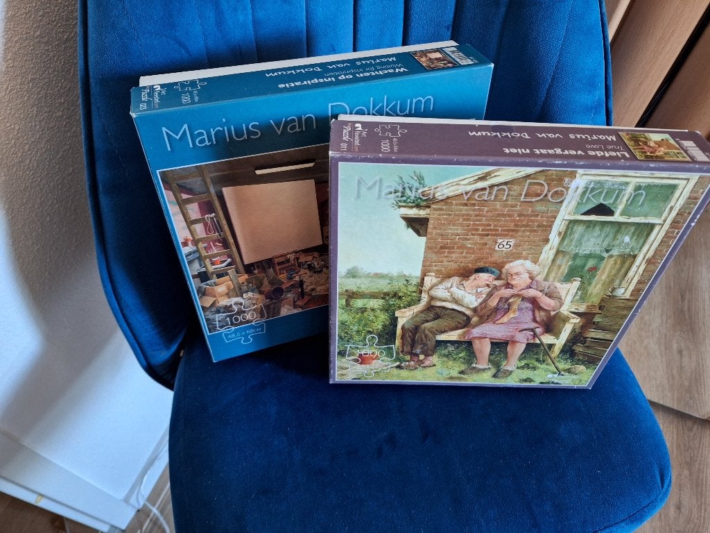 Marius van Dokkum puzzel, Ophalen, 500 t/m 1500 stukjes, Zo goed als nieuw, Legpuzzel