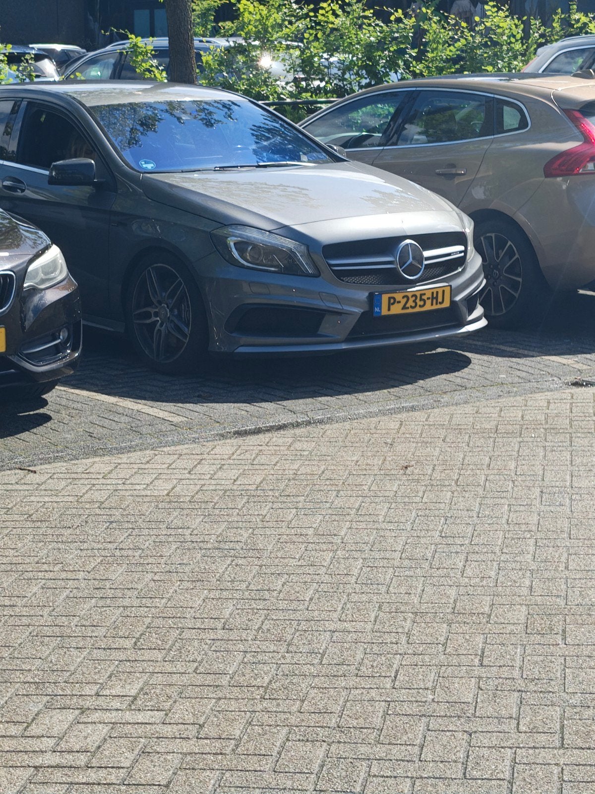 Mercedes-Benz A-Klasse A 45 AMG 4MATIC Aut7 2014 Grijs, Automaat, Zwart, 4 cilinders, 14 km/l