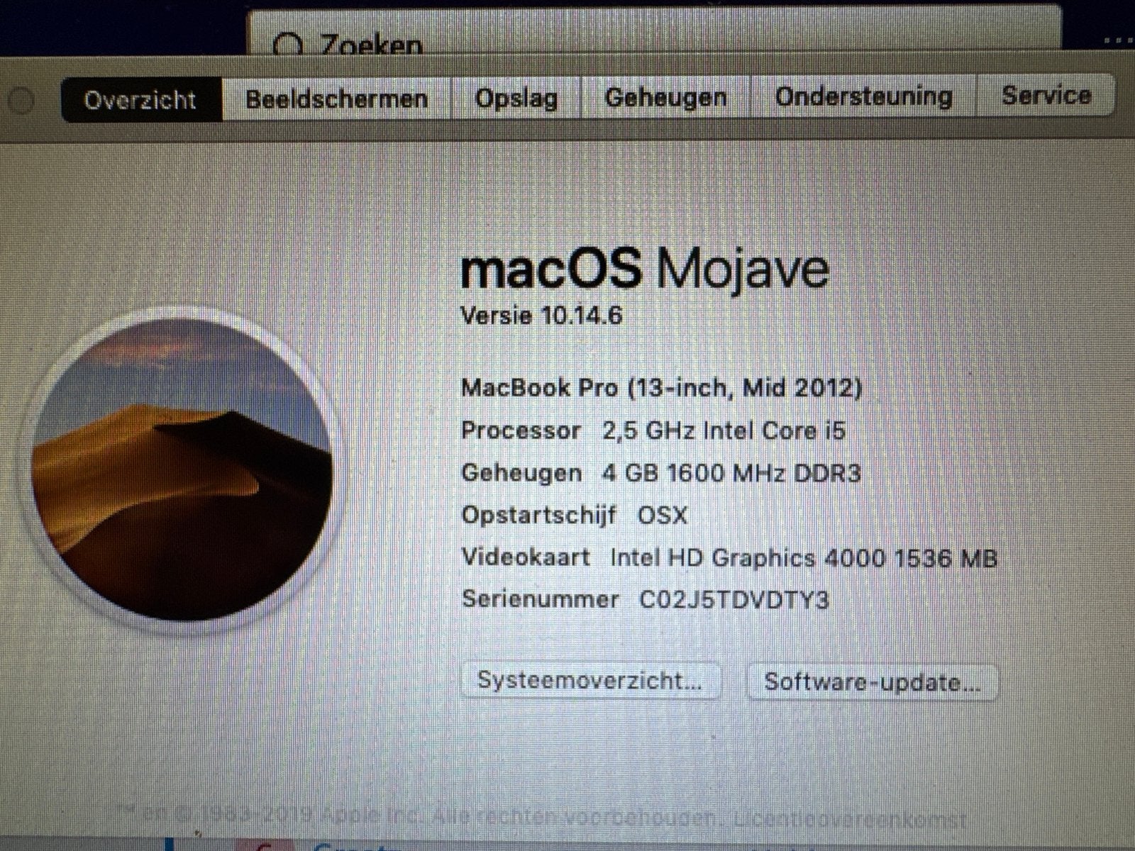 MacBook Pro (13-inch, Mid 2012) - 2.5 GHz i5, 4GB RAM, MacBook Pro, Gebruikt, 2 tot 3 Ghz, Qwerty