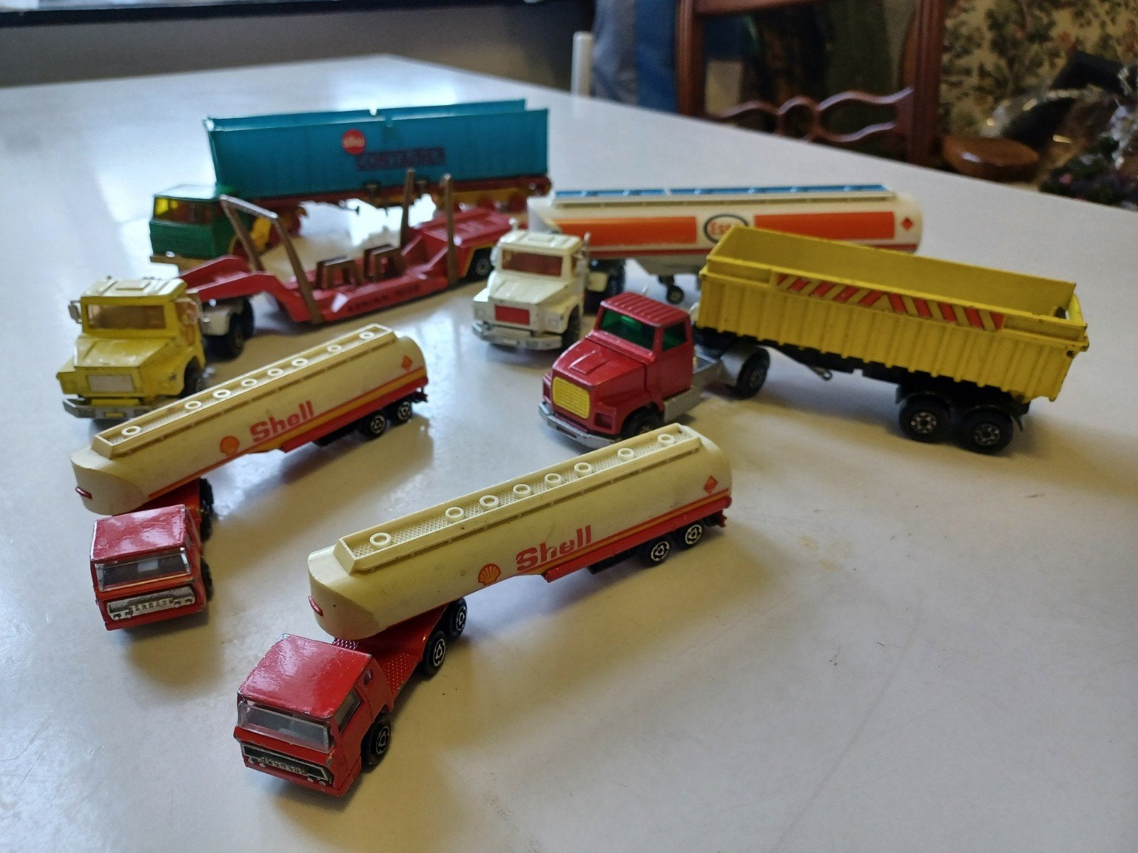 Verzameling Matchbox vrachtwagens - Vintage speelgoed, Ophalen of Verzenden, Gebruikt