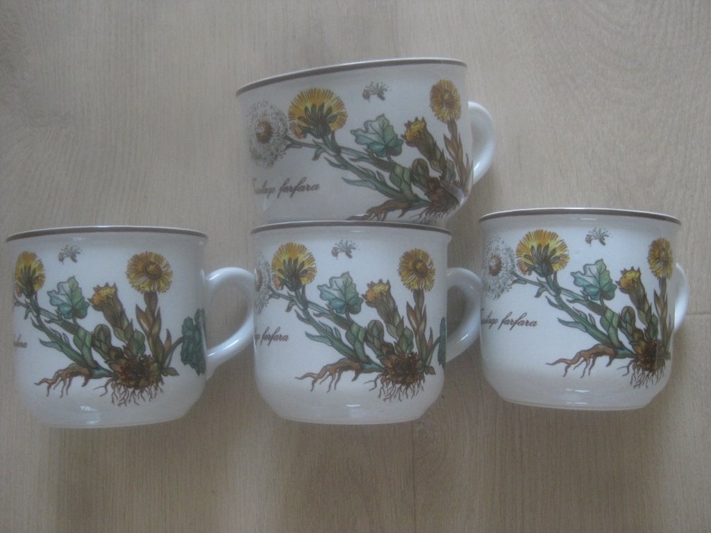 botanica Villeroy Boch kop mok myosotis bloem servies, Huis en Inrichting, Keuken | Servies, Zo goed als nieuw, Kop(pen) en/of Schotel(s)