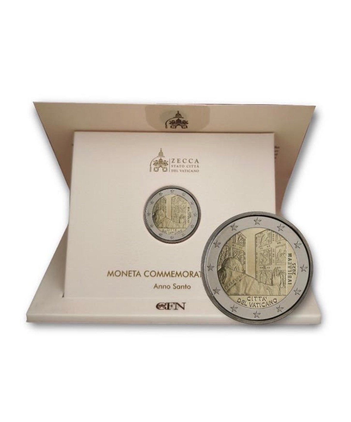 Vaticaan 2euro 2025 - Anno Santo, Heilige jaar in BU blister, Ophalen of Verzenden, Vaticaanstad, 2 euro