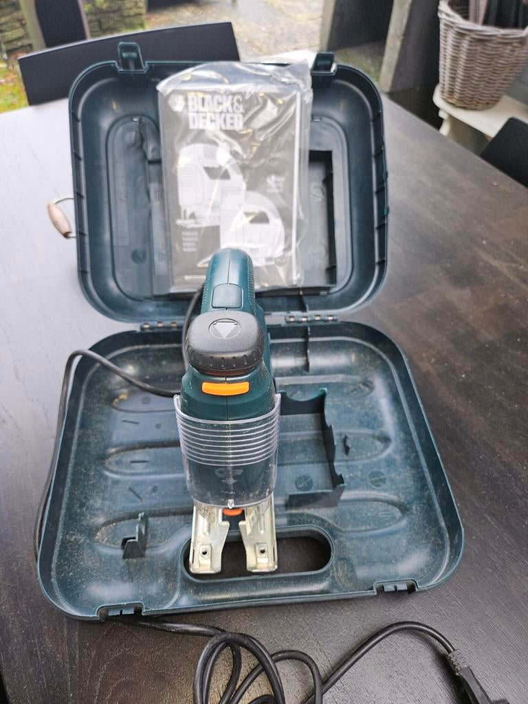 Black and Decker decoupeerzaag KS635S 400W, Gebruikt, Black and Decker, Decoupeerzaag, Ophalen of Verzenden