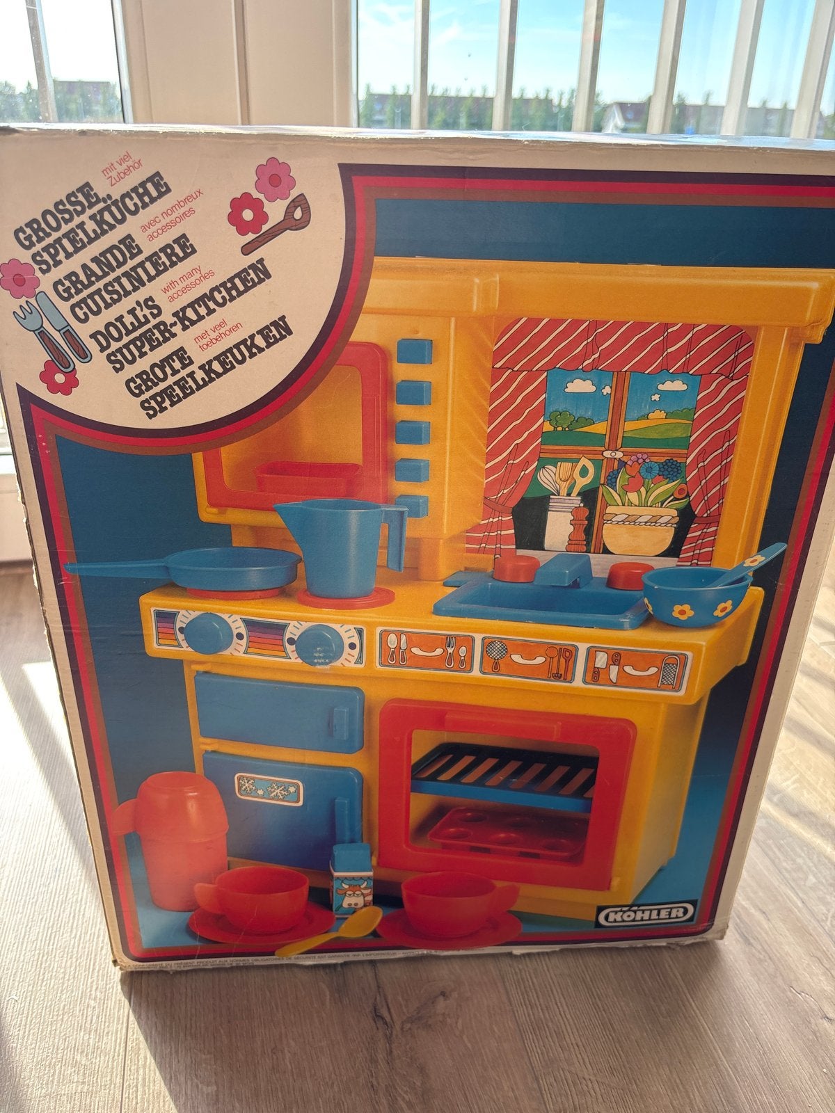 Vintage Kohler Speelkeuken met Accessoires - Zo goed als nie, Ophalen of Verzenden, Zo goed als nieuw, Kunststof, Speelkeuken
