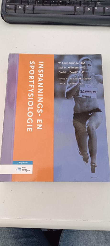 Inspannings- en Sportfysiologie - 3e druk, Boeken, Gelezen, W. Larry Kenney, Jack H. Wilmore, David L. Costill, Beta, HBO