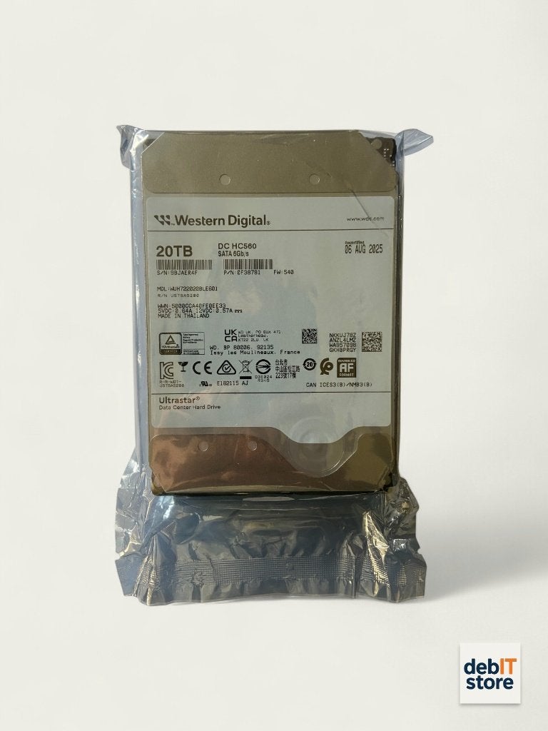 WD Ultrastar 20tb NAS - Server HDD (meerdere stuks), Computers en Software, Server, Info@debitstore.nl, Zo goed als nieuw, Western Digital