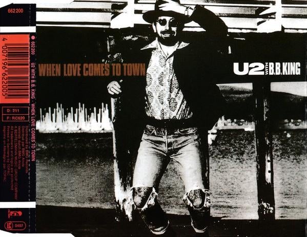 U2 With B.B. King – When Love Comes To Town CD Single 1989, Verzenden, Maxi-single, Zo goed als nieuw, 1 single