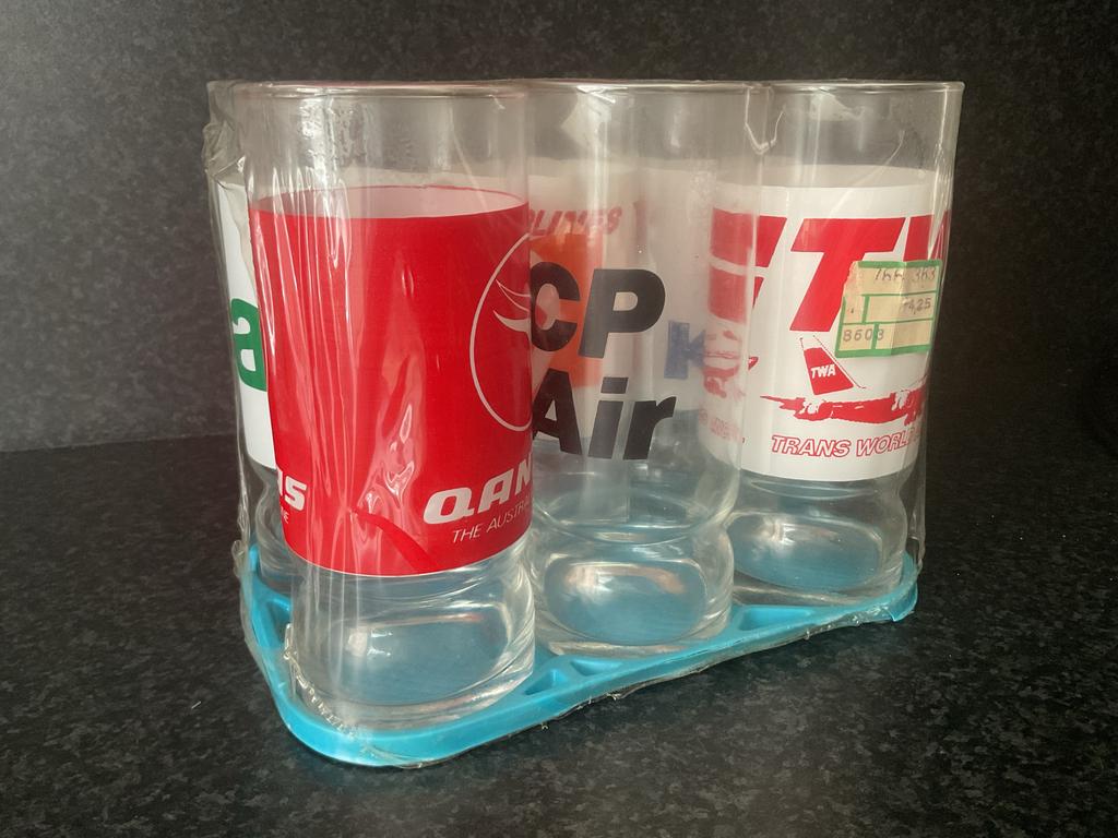 Nieuwe Longdrink Waterglazen Luchtvaartmaatschappijen Set, Ophalen of Verzenden, Nieuw, Overige typen