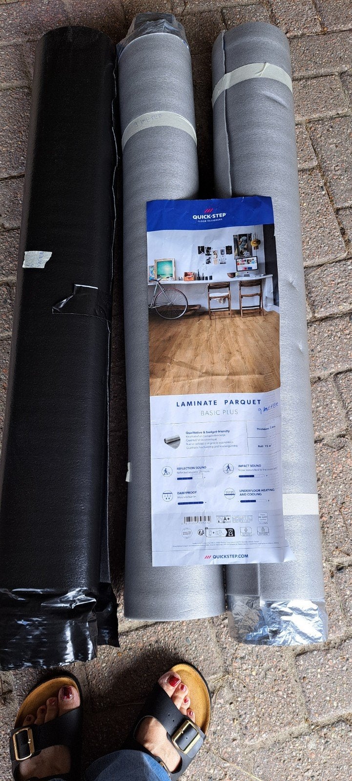 Ondervloer laminaat, Overige materialen, 30 cm of meer, 50 tot 150 cm, Ophalen of Verzenden