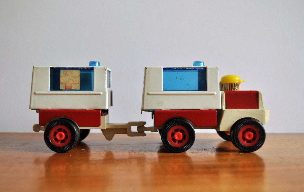 Vintage Auto Kosto Ambulance 1970/1980, Verzamelen, Speelgoed, Ophalen of Verzenden