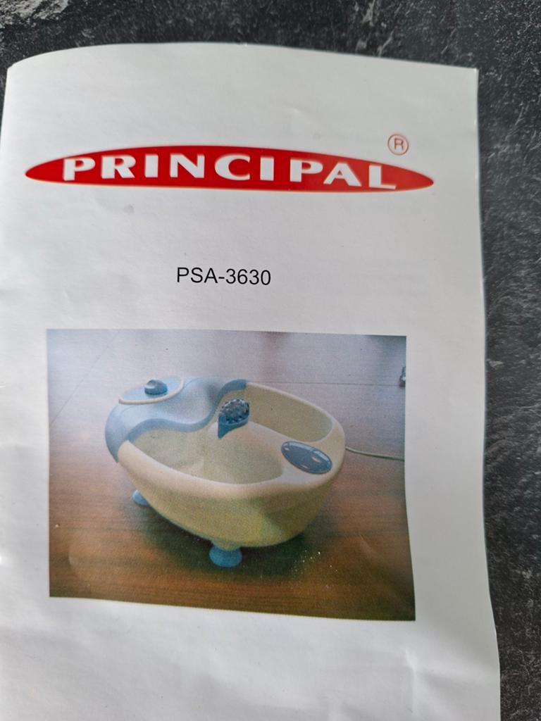 Principal Voetenbad met Massage en Warmtefunctie, Ophalen of Verzenden, Zo goed als nieuw, Hand- en Voetverzorging