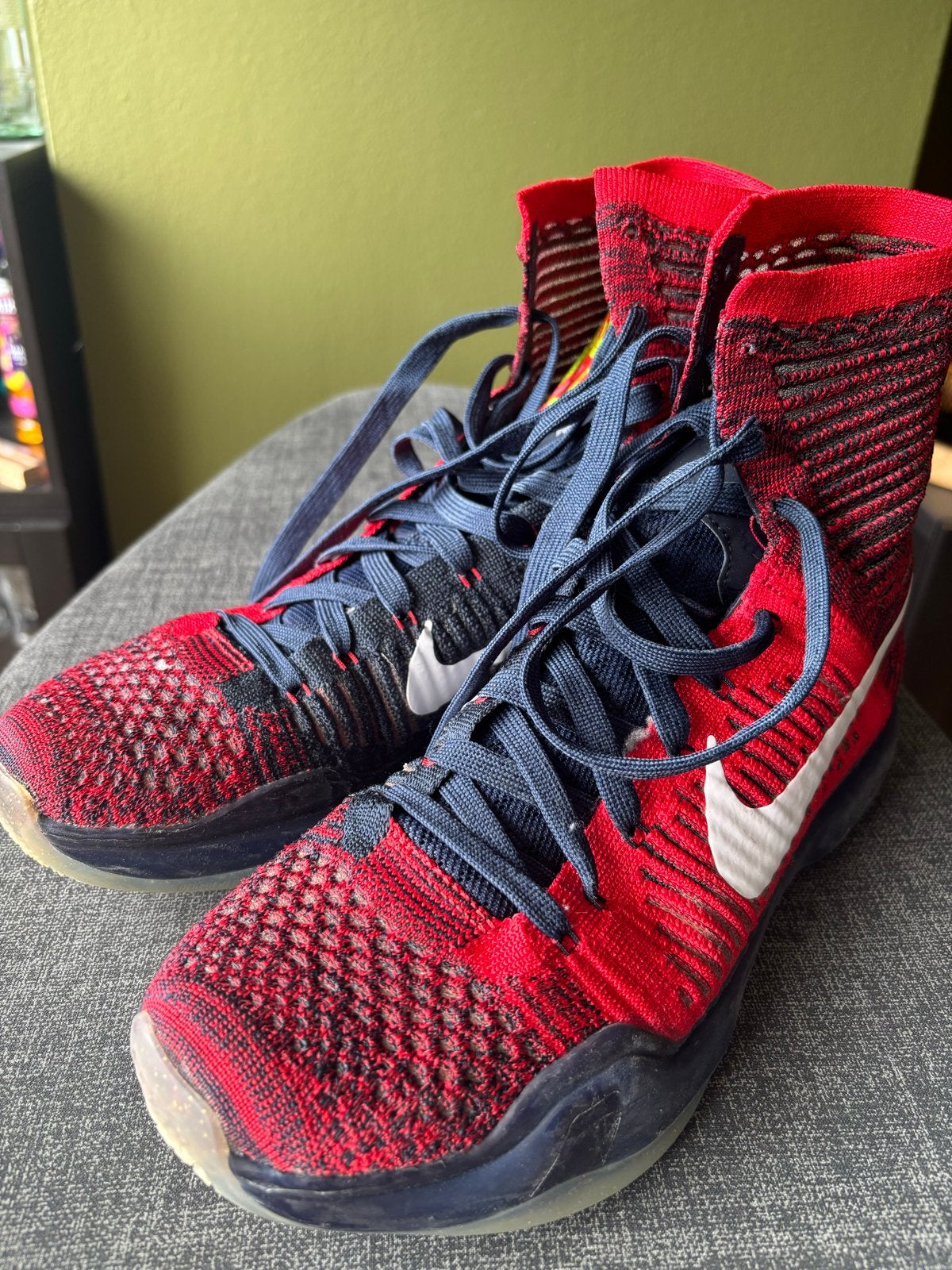 Nike Kobe 10 Elite - Maat 9,5 (43), Ophalen of Verzenden, Gedragen, Overige kleuren, Sneakers of Gympen