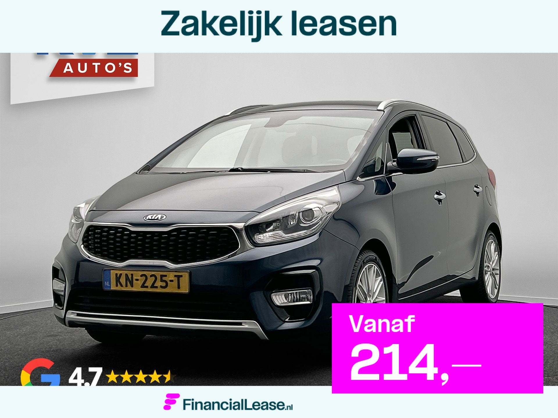 Kia Carens 1.6 GDi ExecutiveLine | 7-Persoons | Origineel NL, Voorwielaandrijving, Dealer onderhouden, Gebruikt, 4 cilinders