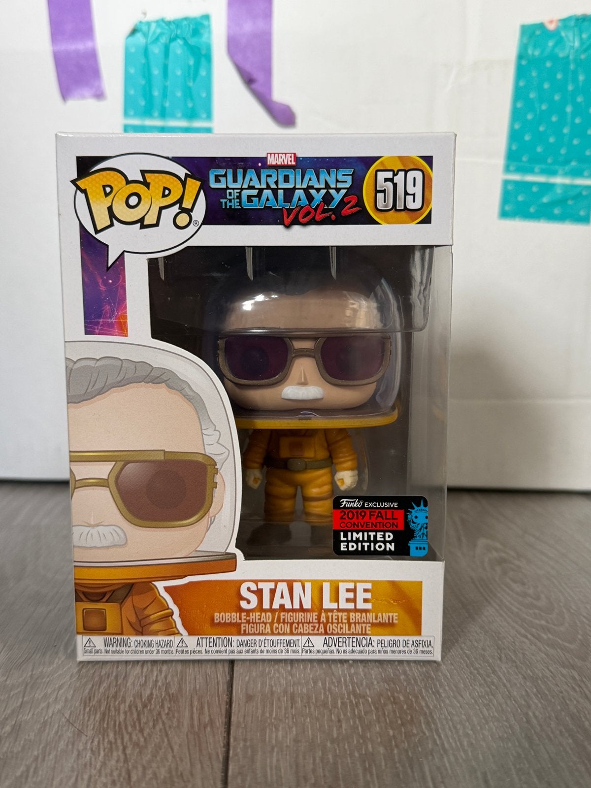 funko pop Guardians of The Galaxy, Vol 2: Stan Lee. (519), Ophalen of Verzenden, Zo goed als nieuw