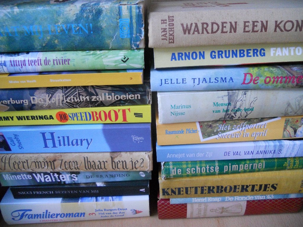doos boeken ( streek) romans, Boeken, Ophalen, Gelezen, Zuid-Holland