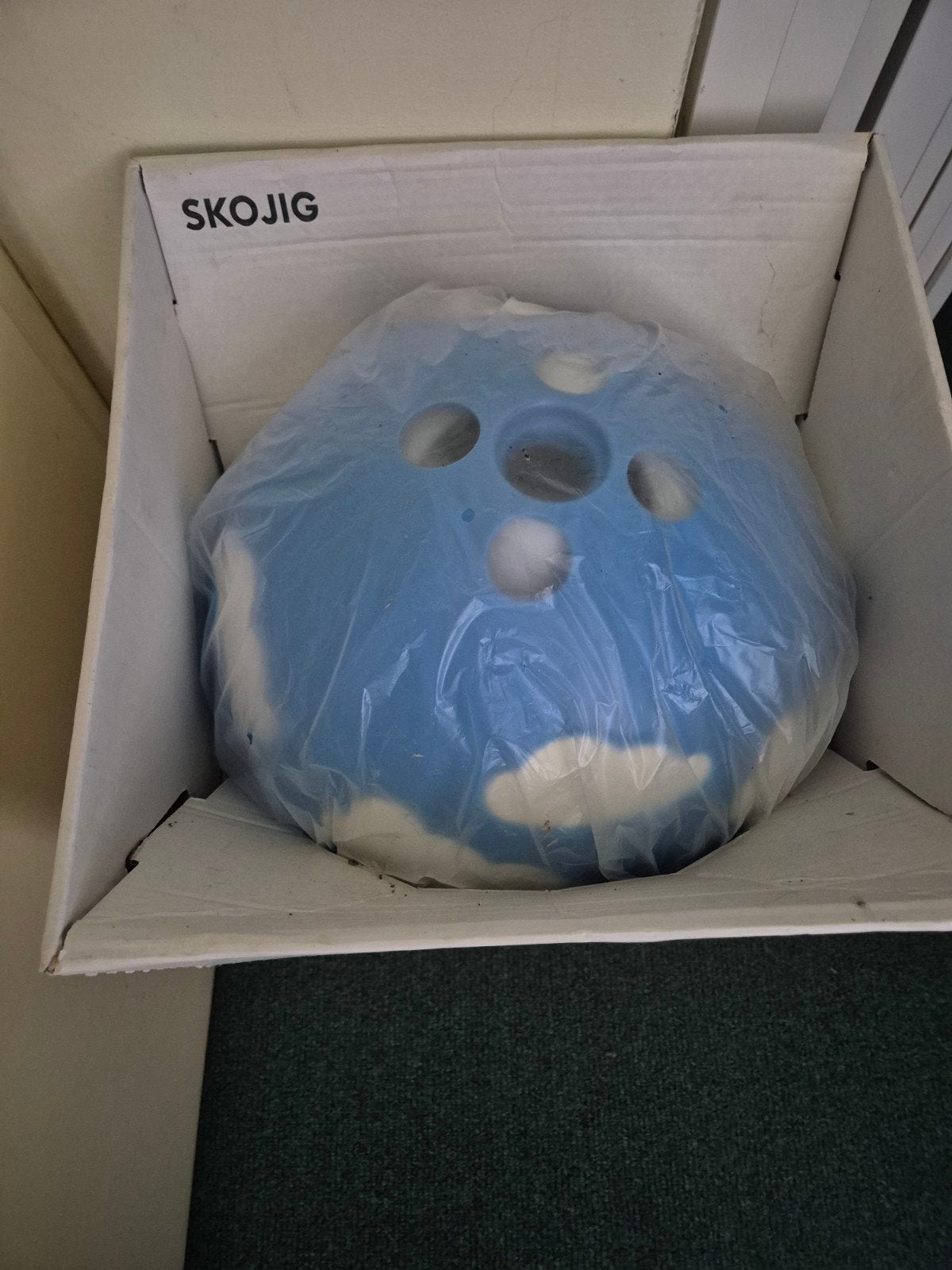IKEA SKOJIG Plafondlamp Wolken - Blauw NIEUW, Kunststof, Zo goed als nieuw, Kinderkamer, Speels, E27 (groot)