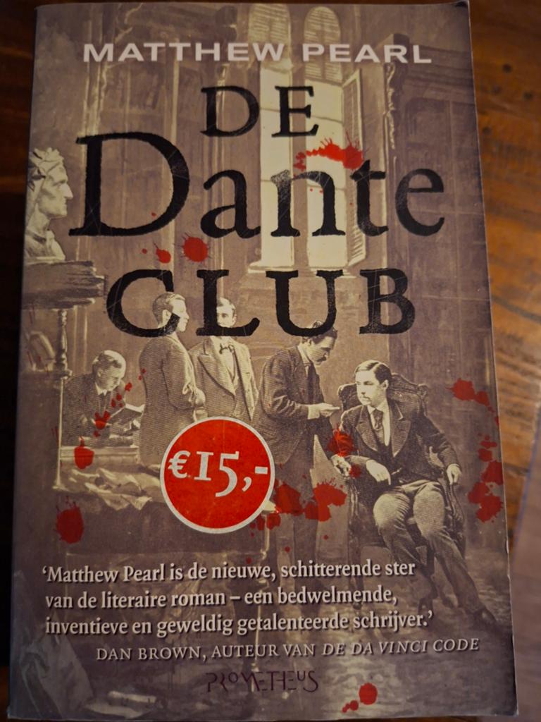 De Dante Club - Matthew Pearl (Literaire roman), Boeken, Ophalen of Verzenden, Gelezen, Matthew Pearl