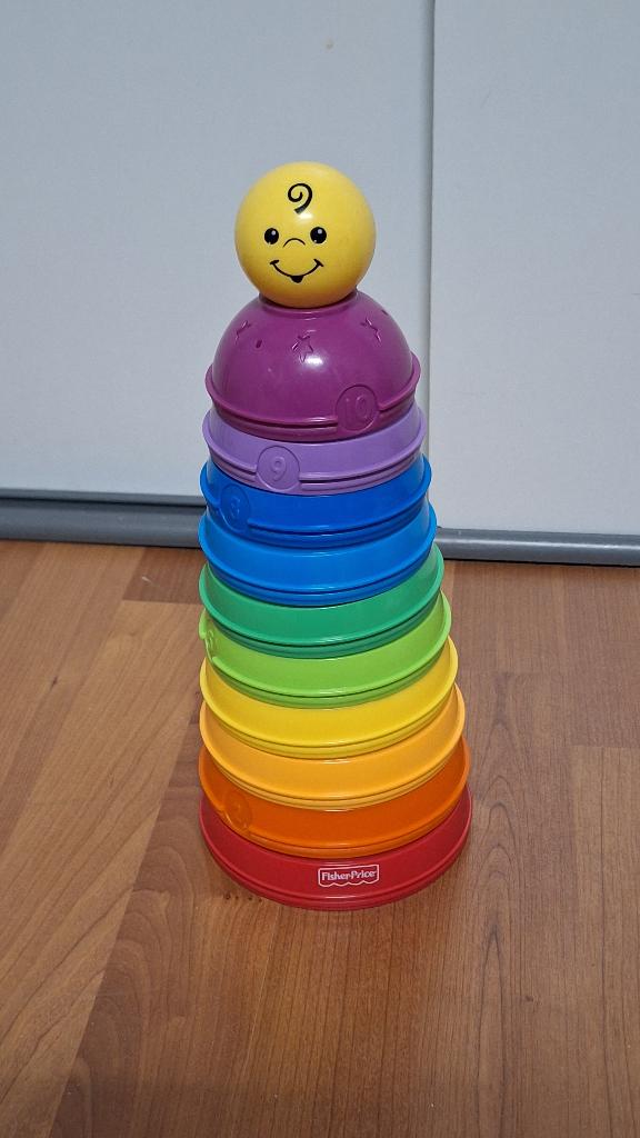Fisher Price stapel en rol bekers, Ophalen of Verzenden, Zo goed als nieuw, Speelset