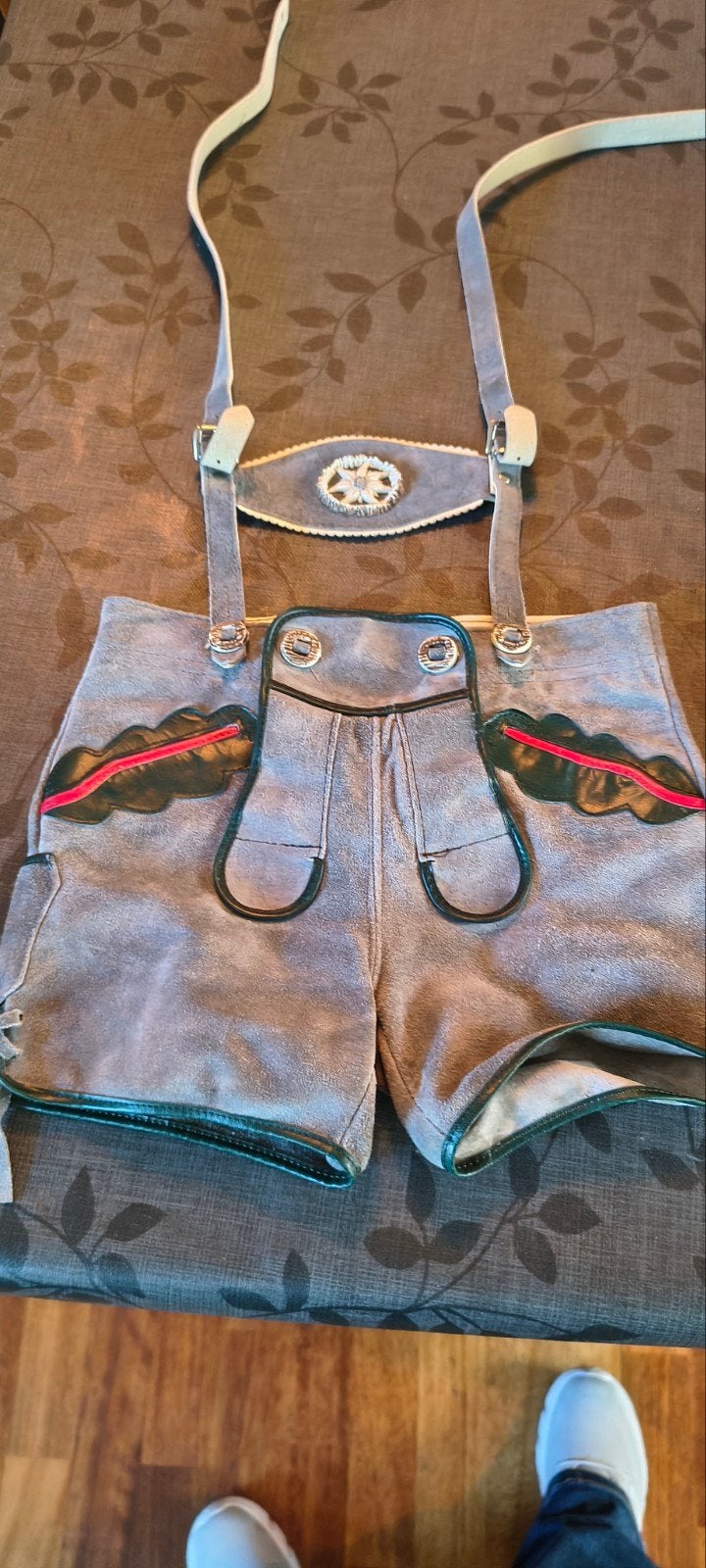Lederhose kind maat 104 echt leer, Ophalen of Verzenden, Gebruikt, 104 of kleiner, Jongen