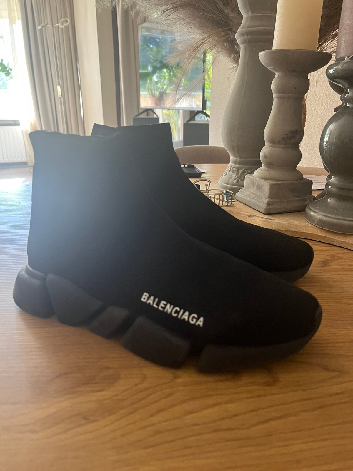 Balenciaga socks maat 44, Kleding | Heren, Schoenen, Ophalen, Zo goed als nieuw, Zwart