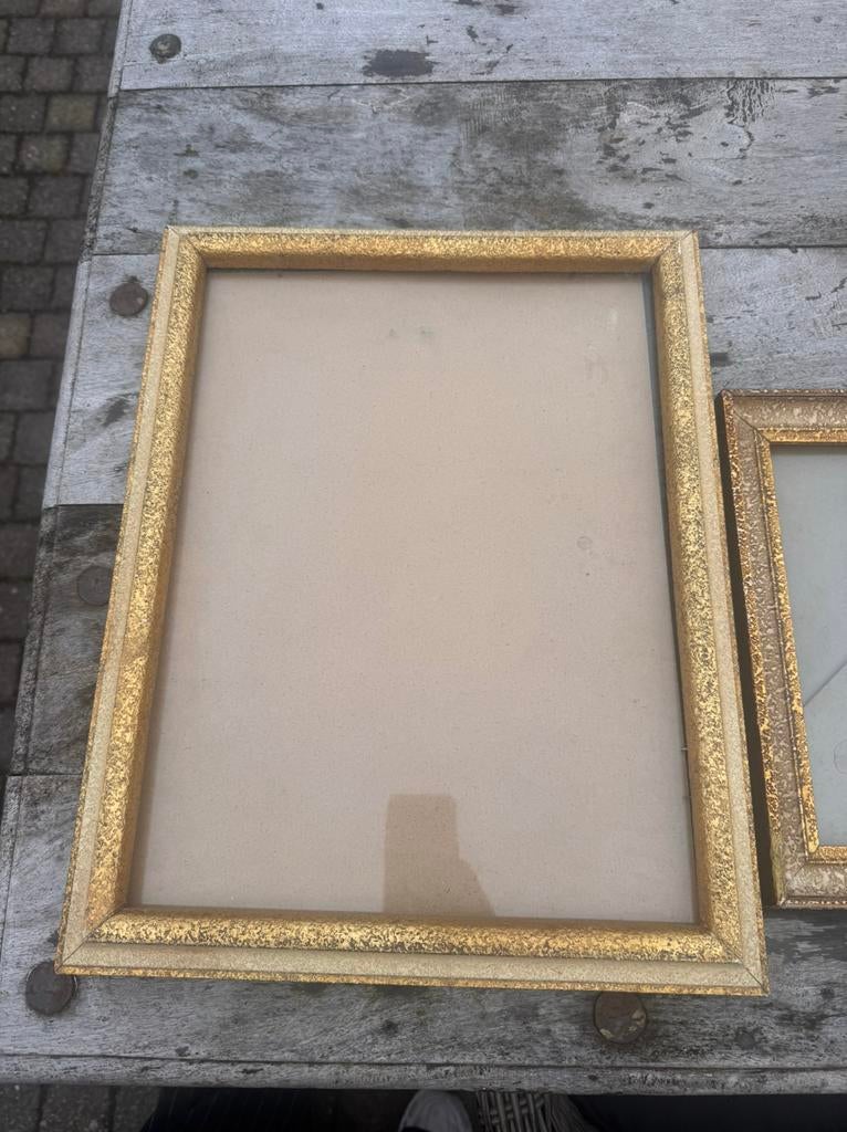 Oude lijst goud, Ophalen of Verzenden, Gebruikt