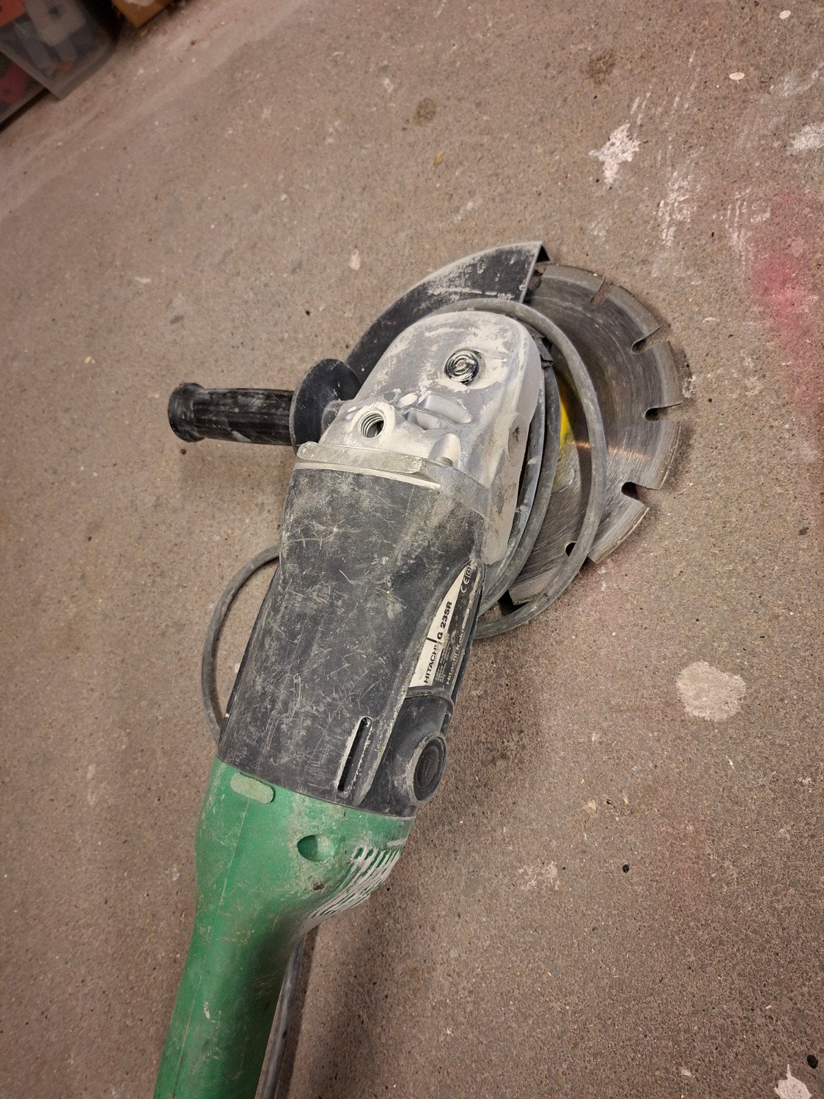 haakse slijper 230mm, Doe-het-zelf en Verbouw, Gereedschap | Slijpmachines, Ophalen, Gebruikt, 1000 watt of meer, Haakse handslijpmachine