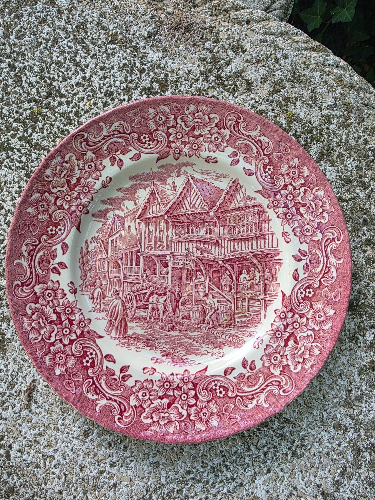 Royal tudore ware Engels bord, Ophalen of Verzenden