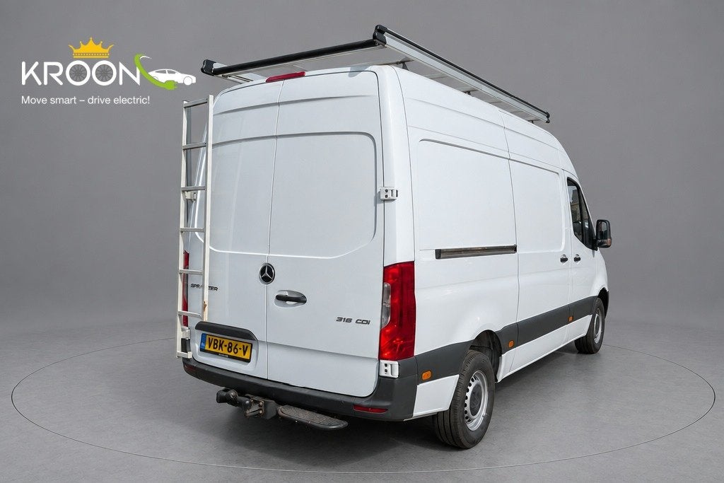 Mercedes-Benz Sprinter 316 2.2 CDI L2H2 3500KG Chassis 3-Zit, 13 km/l, Dealer onderhouden, Gebruikt, 4 cilinders