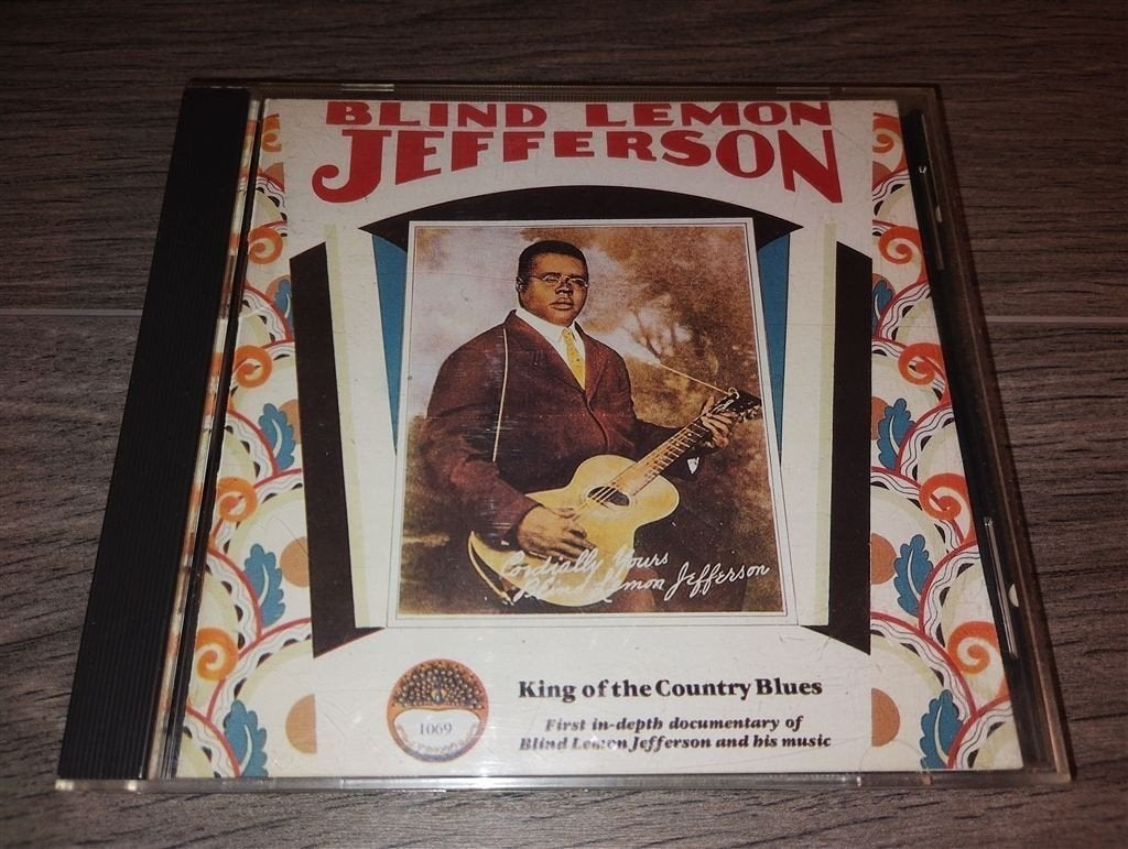 Blind Lemon Jefferson - King Of The Country Blues, Ophalen of Verzenden, 1980 tot heden, Zo goed als nieuw, Jazz